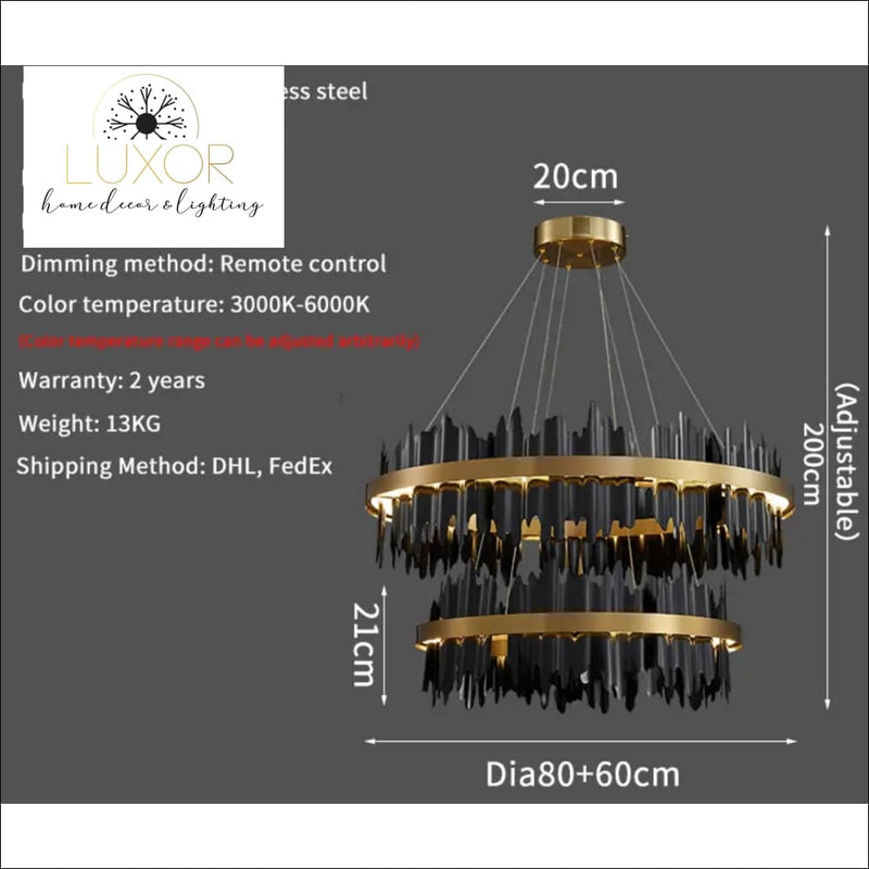 Excalibur Collection - Round Chandelier - chandelier