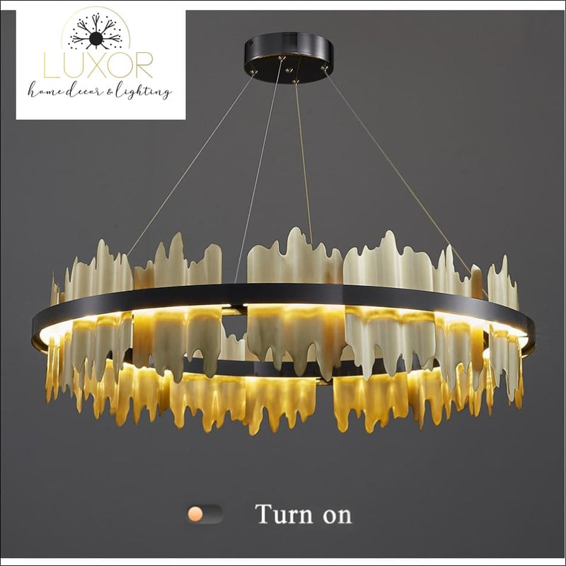 chandelier Excalibur Collection - Round Chandelier - Luxor Home Decor & Lighting