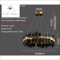 Excalibur Collection - Round Chandelier - chandelier