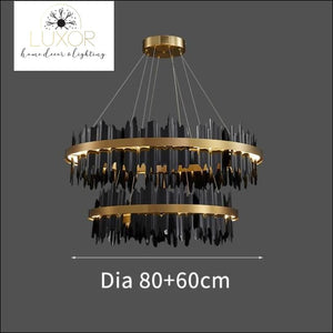 chandelier Excalibur Collection - Round Chandelier - Luxor Home Decor & Lighting
