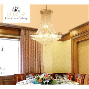 chandeliers Excalibur Crystal Chandelier - Luxor Home Decor & Lighting