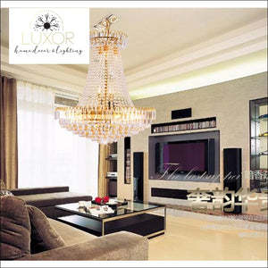 chandeliers Excalibur Crystal Chandelier - Luxor Home Decor & Lighting