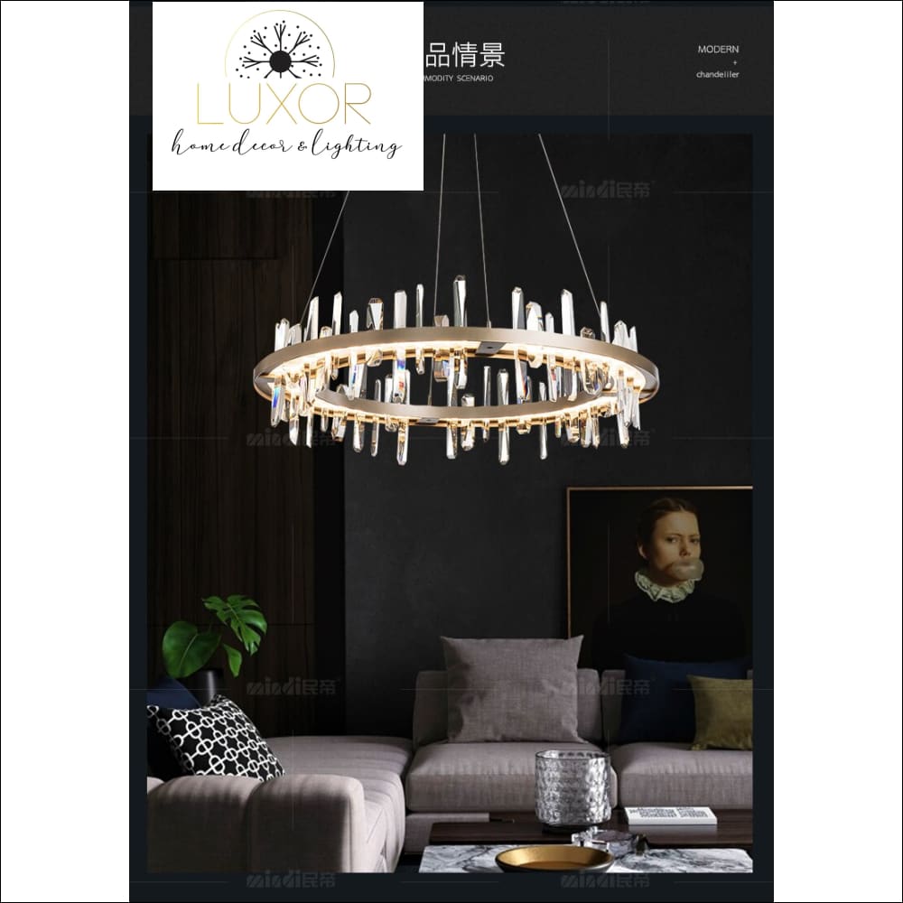 Excluse Crystal Chandelier - chandelier