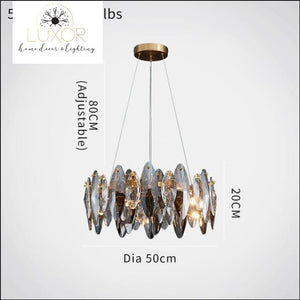 chandelier Exculsa Crystal Chandelier - Luxor Home Decor & Lighting