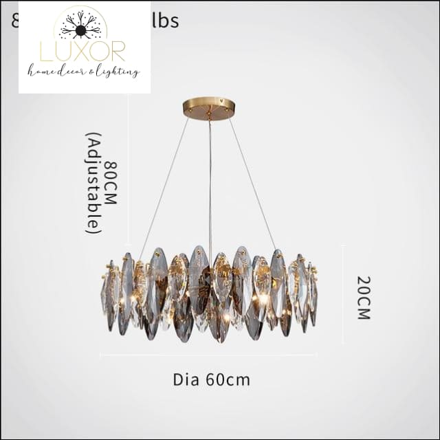 chandelier Exculsa Crystal Chandelier - Luxor Home Decor & Lighting