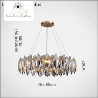 chandelier Exculsa Crystal Chandelier - Luxor Home Decor & Lighting