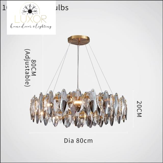 chandelier Exculsa Crystal Chandelier - Luxor Home Decor & Lighting