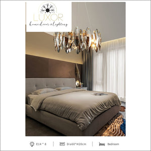 chandelier Exculsa Crystal Chandelier - Luxor Home Decor & Lighting