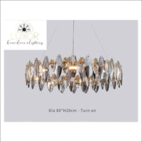chandelier Exculsa Crystal Chandelier - Luxor Home Decor & Lighting