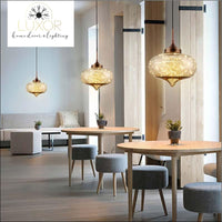 pendant lighting Firework Oval Glass Pendant - Luxor Home Decor & Lighting