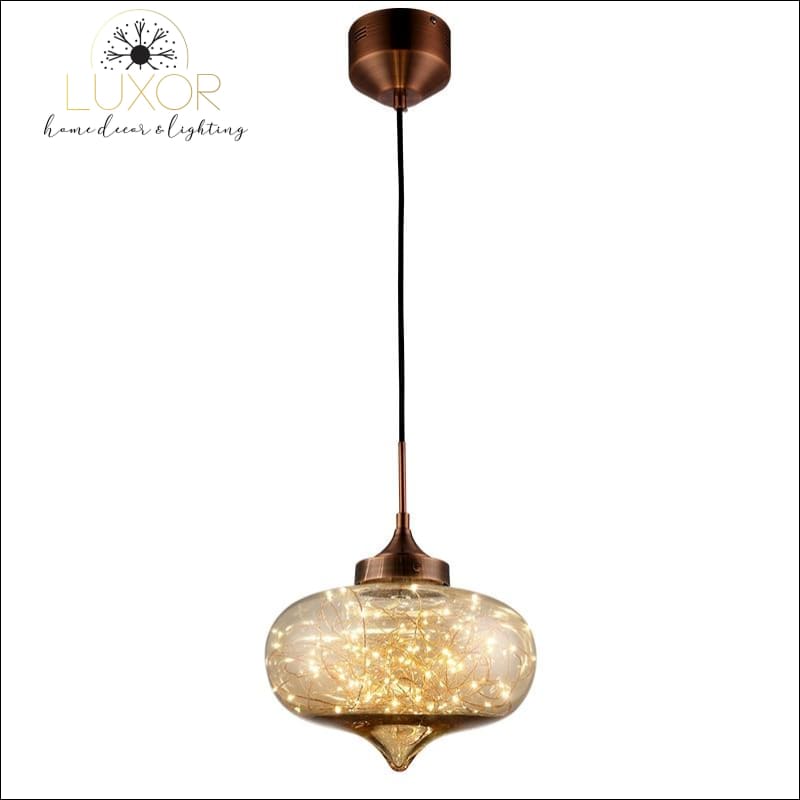 pendant lighting Firework Oval Glass Pendant - Luxor Home Decor & Lighting