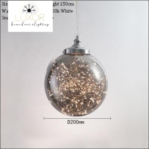 pendant lighting Firework Round Glass Pendant - Luxor Home Decor & Lighting