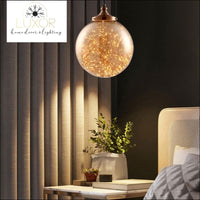 pendant lighting Firework Round Glass Pendant - Luxor Home Decor & Lighting