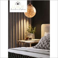 pendant lighting Firework Round Glass Pendant - Luxor Home Decor & Lighting