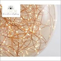 pendant lighting Firework Round Glass Pendant - Luxor Home Decor & Lighting
