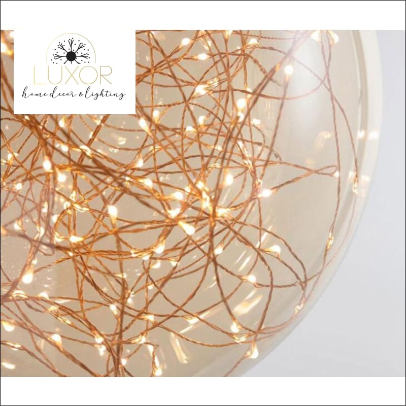 pendant lighting Firework Round Glass Pendant - Luxor Home Decor & Lighting