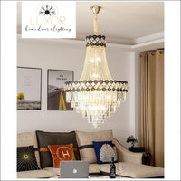 chandeliers Fletcher Crystal Lux Chandelier - Luxor Home Decor & Lighting