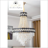 chandeliers Fletcher Crystal Lux Chandelier - Luxor Home Decor & Lighting