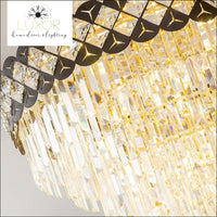 chandeliers Fletcher Crystal Lux Chandelier - Luxor Home Decor & Lighting