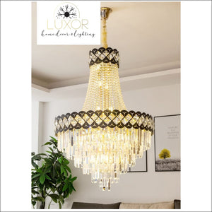 chandeliers Fletcher Crystal Lux Chandelier - Luxor Home Decor & Lighting