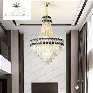 chandeliers Fletcher Crystal Lux Chandelier - Luxor Home Decor & Lighting