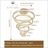 Florence Crystal Chandelier - chandeliers