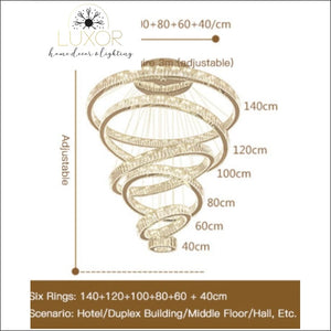 Florence Crystal Chandelier - chandeliers