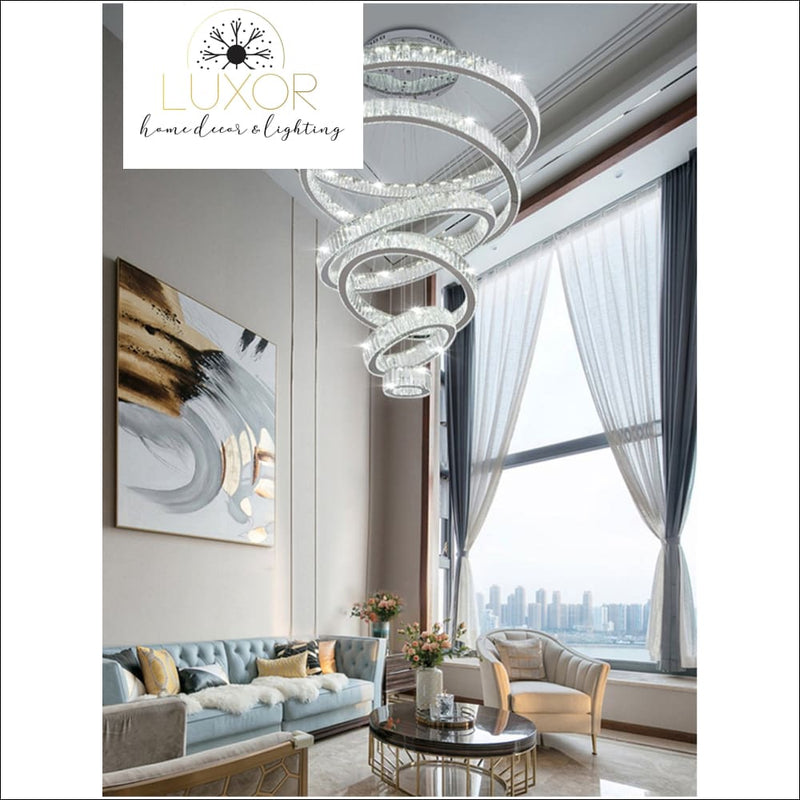 chandeliers Florence Crystal Chandelier - Luxor Home Decor & Lighting