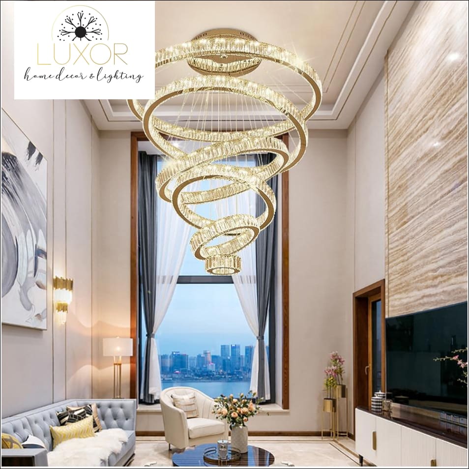 chandeliers Florence Crystal Chandelier - Luxor Home Decor & Lighting