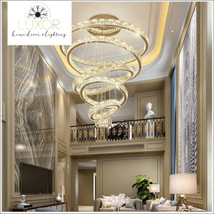 chandeliers Florence Crystal Chandelier - Luxor Home Decor & Lighting