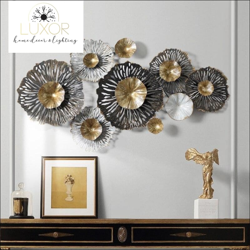 wall decor Flourise Metal Wall Decor - Luxor Home Decor & Lighting