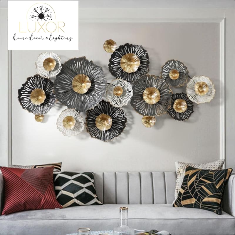 wall decor Flourise Metal Wall Decor - Luxor Home Decor & Lighting