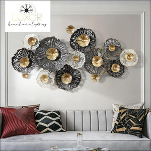 wall decor Flourise Metal Wall Decor - Luxor Home Decor & Lighting