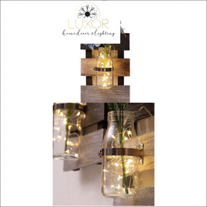 wall decor Four Seasons Hydroponic Wooden Wall Decor - Luxor Home Decor & Lighting