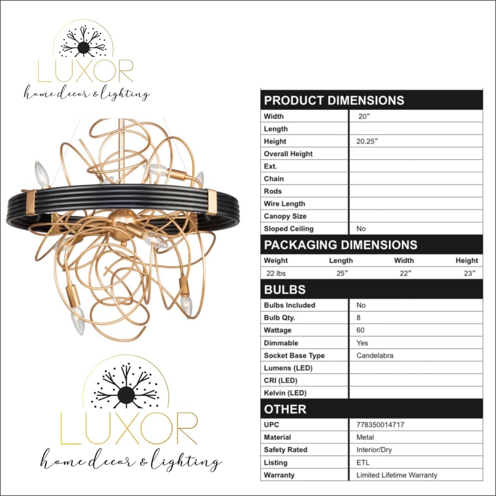 Gala Modern Chandelier