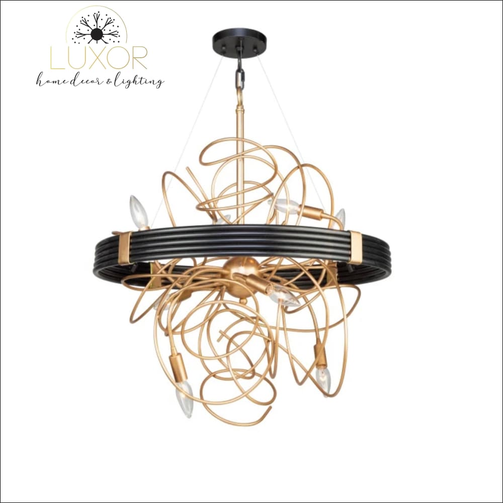 Gala Modern Chandelier - Warm White 3000k / Height: 25 Width: 24 Depth: 24