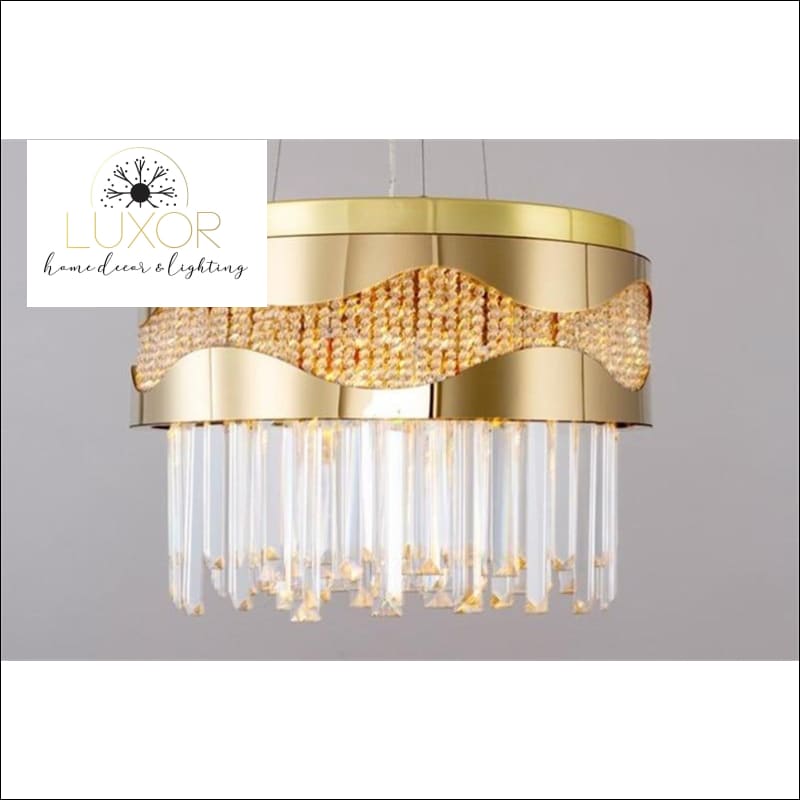 chandeliers Ganda Gold Crystal Chandelier - Luxor Home Decor & Lighting