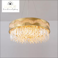 chandeliers Ganda Gold Crystal Chandelier - Luxor Home Decor & Lighting