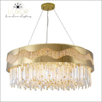 chandeliers Ganda Gold Crystal Chandelier - Luxor Home Decor & Lighting