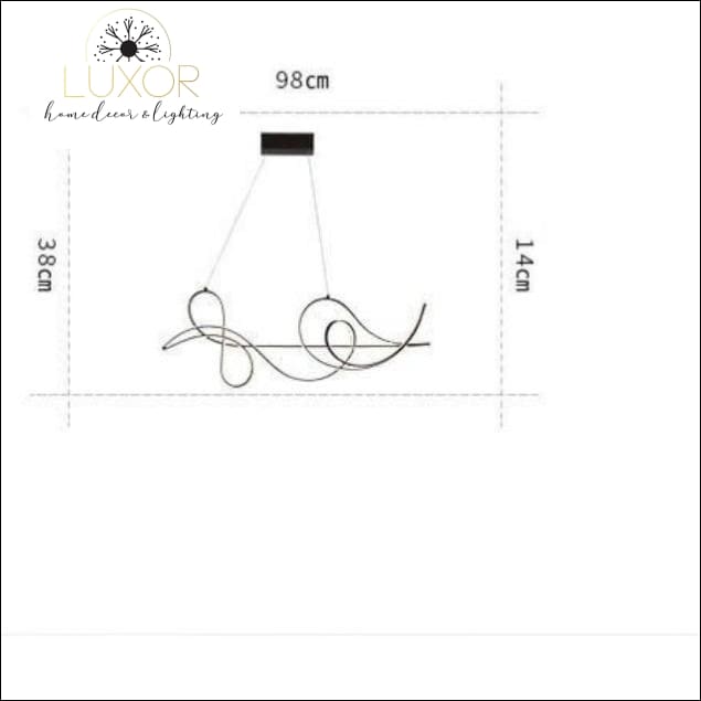 pendant lighting Gazing Modern LED Chandelier - Luxor Home Decor & Lighting