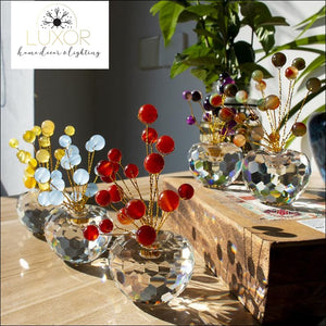decorative objects Gemstone Bonsai Crystal Figurine - Luxor Home Decor & Lighting
