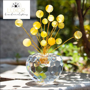 decorative objects Gemstone Bonsai Crystal Figurine - Luxor Home Decor & Lighting