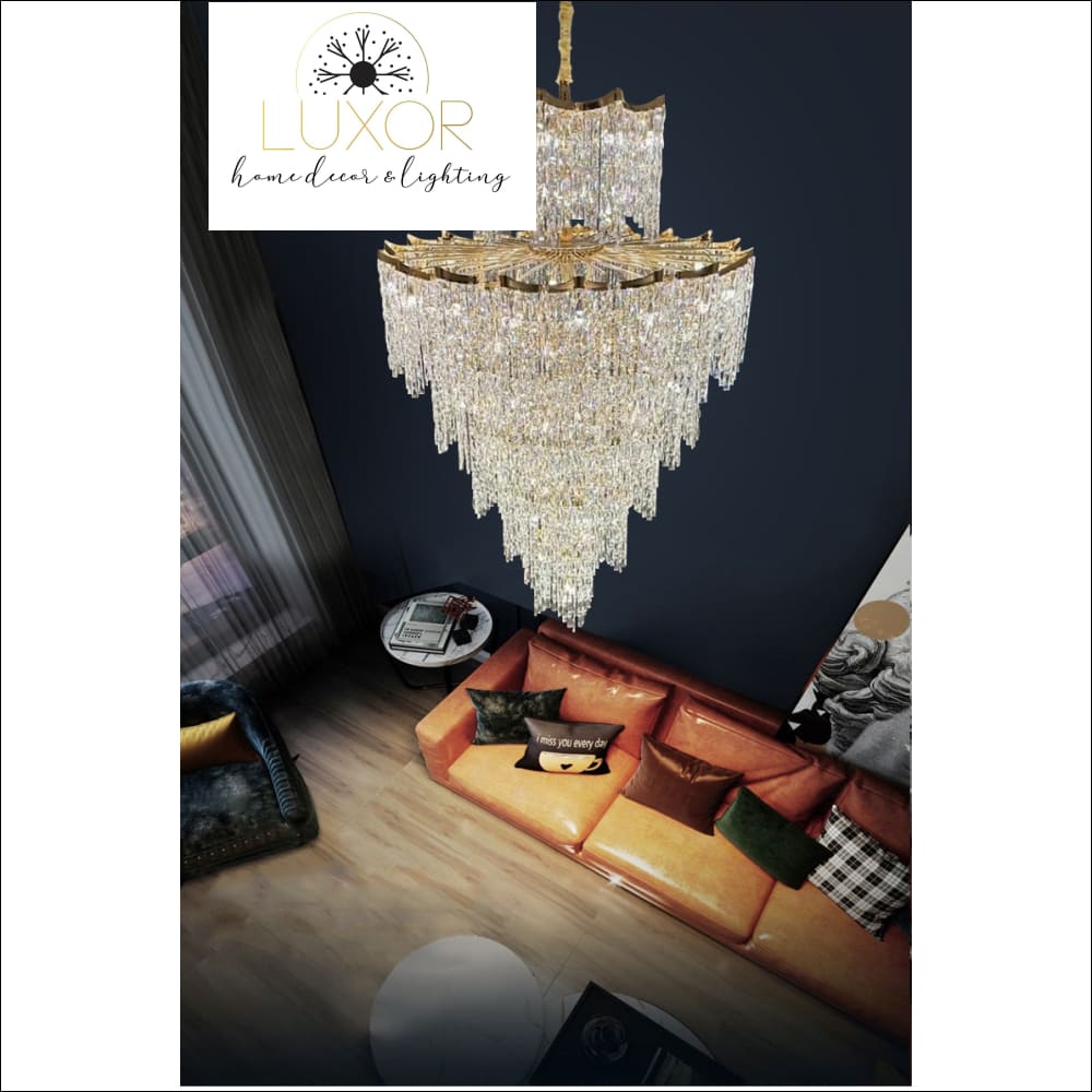 Giatti Crystal Chandelier - chandeliers