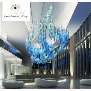 Glacier Crystal Chandelier - chandeliers