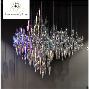 chandeliers Glacier Crystal Chandelier - Luxor Home Decor & Lighting