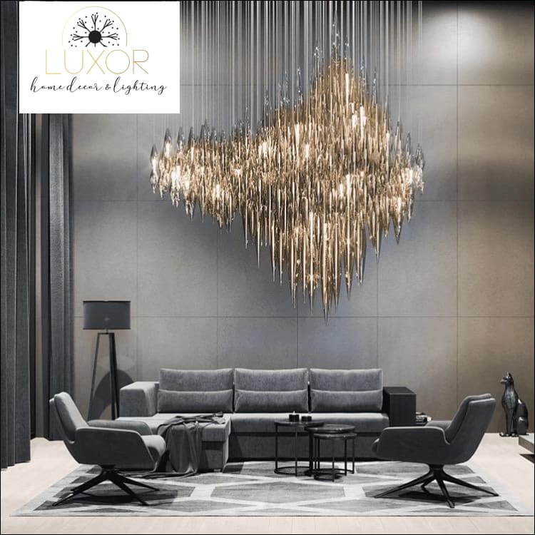 chandeliers Glacier Crystal Chandelier - Luxor Home Decor & Lighting