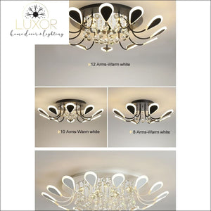 ceiling lights Glam Luxury Crystal Ceiling Light - Luxor Home Decor & Lighting