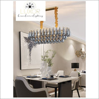 chandeliers Globina Rectangle Lux Chandelier - Luxor Home Decor & Lighting