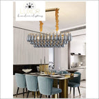 chandeliers Globina Rectangle Lux Chandelier - Luxor Home Decor & Lighting