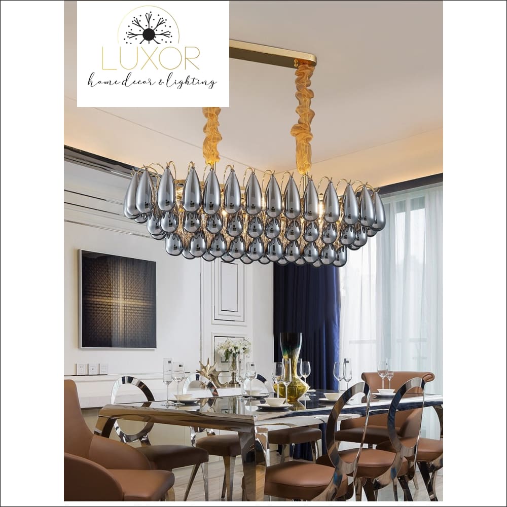 chandeliers Globina Rectangle Lux Chandelier - Luxor Home Decor & Lighting